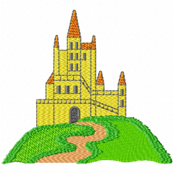 Buildings Embroidery Design 7 Buildings Embroidery Design 7